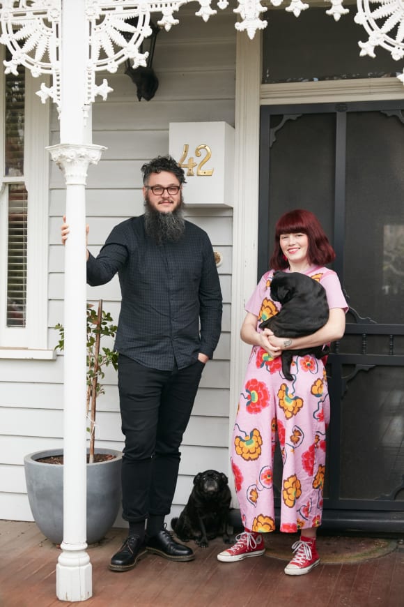 Lee Johnston and Fenella McGowan. Photo: Tom Ross. Rent with an option to buy: The housing model helping first home buyers into the property market