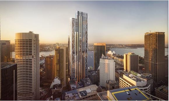 Artists impression of Circular Quay Tower. Credit: Lendlease The future of Sydney’s skyline: 9 tallest skyscrapers by 2025