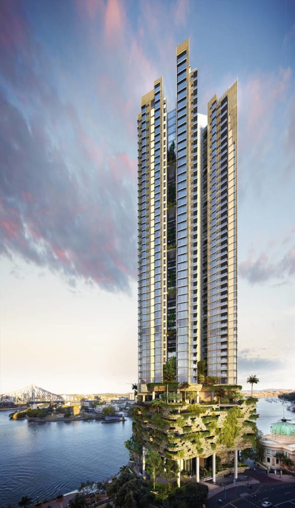 443 Queen Street. Image credit: Architectus/WOHA Brisbane's 8 future tallest skyscrapers