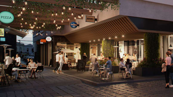 Penny Lane's vibrant community precinct. Credit: ClarkeHopkinsClarke ClarkeHopkinsClarke’s Robert Goodliffe and Toby Lauchlan discuss Penny Lane, future-proofed building design and share due diligence tips for buyers
