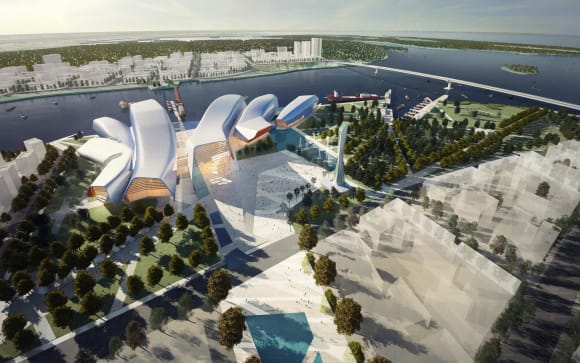 National Maritime Museum of China in Tianjin. Rendering by coxarchitecture.com Australian Architects making Global waves