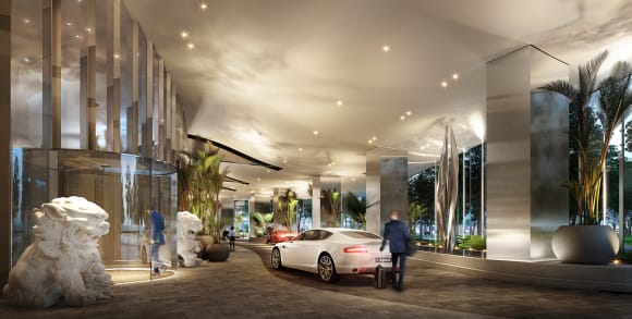 Crown Casino Tower entrance. Credit: Crown Ltd The future of Sydney’s skyline: 9 tallest skyscrapers by 2025