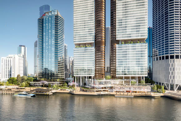Image supplied. Property giant, Dexus, lodge plans for 2.1 billion Brisbane waterfront renewal