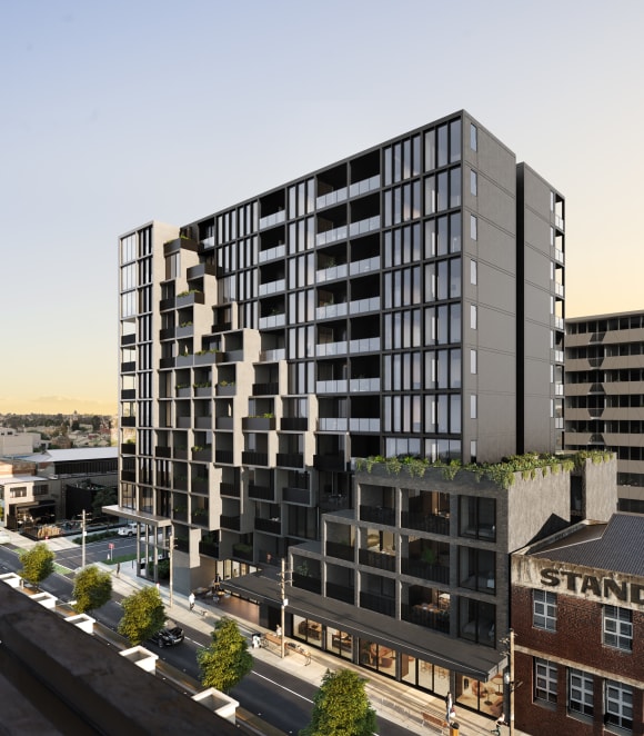 Due North. Image supplied. Rooftop living in the heart of Preston South