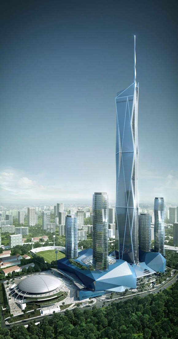 Rendering of Fender Katsalidis’ Merdeka PNB118, Kuala Lumpur, Malaysia. Australian Architects making Global waves