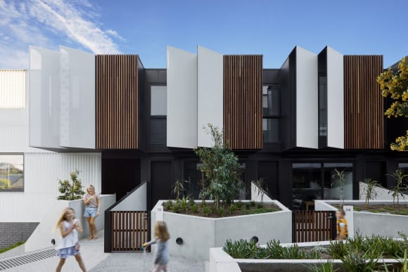 122 Roseneath Street exterior. Credit: Fieldwork Approval granted for Balaclava’s latest townhome development