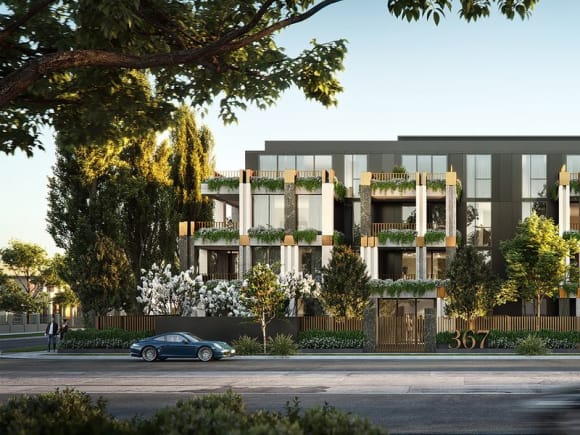 Grounds of Kew by Fender Katsalidis. Credit: Beulah International Putting greens and “hyper-luxury” town-homes: Beulah International commences dual construction despite turbulent property market