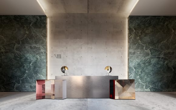 Lobby. Credit: Crema The Eighth by Crema to deliver Melbourne’s first fully integrated live, work, play facility