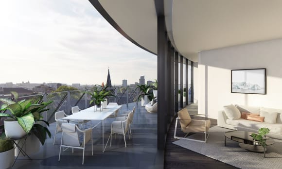 Credit: The Shakespeare Group St Boulevard tops out: Buyer confidence skyrockets as building completion draws near