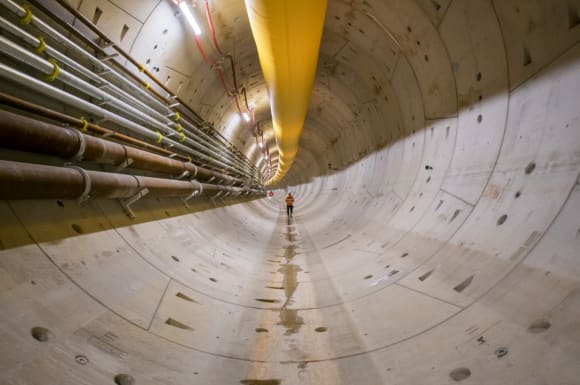 Completed tunnel after TBM Joan has gone through. Image: Metro Tunnel/facebook More TBMs about to get underway on Melbourne Metro project
