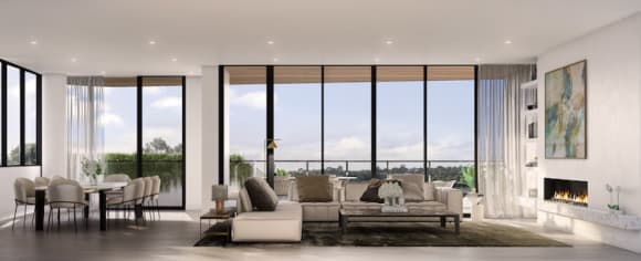 Three bedroom and penthouse apartments offer the option to use timber flooring. Credit: Mirvac Mirvac’s latest apartment building to offer private gardens, co-working spaces and unparalleled entertaining facilities