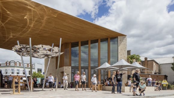 Maitland Riverlink, CHROFI with McGregor Coxall, photography by Simon Wood Australian Institute of Architects' Kathlyn Loseby discusses the importance of quality architectural design