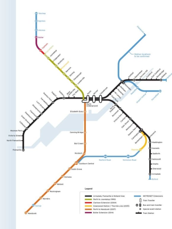 The WA Government's METRONET heavy rail plan Perth's Forrestfield-Airport rail link tunnelling expected to finish in first half of 2020