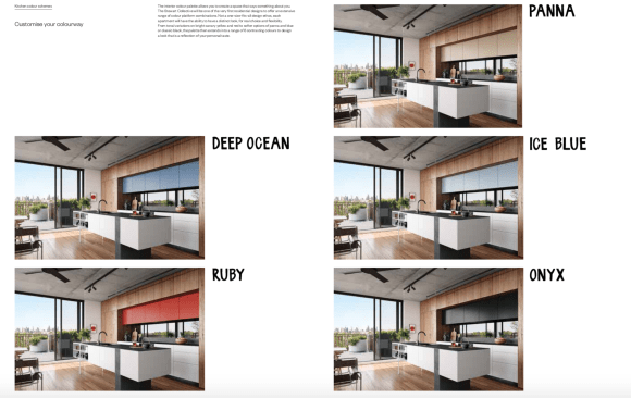 Interior colour scheme options Reimagining the norm of apartment design