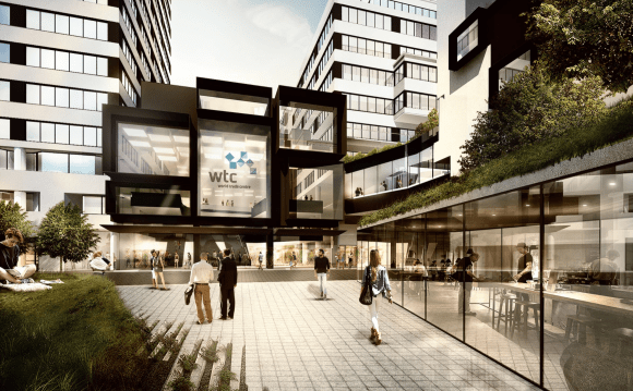 World Trade Centre's refurbishment. Image: supplied OCD (Office for Collective Design) Founder Matt Drysdale, discusses sustainability and his breadth of work.