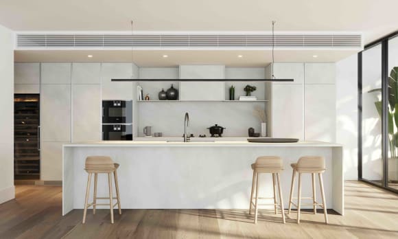 Seafarers. Courtesy of BINYAN studios. Waterfront Yarra River residences listed from <img alt=