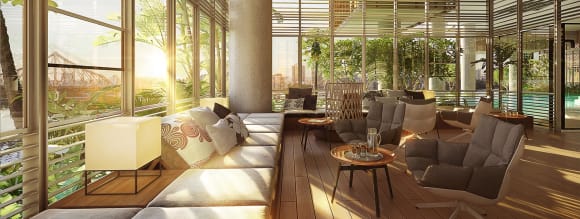 Shared communal area within the apartment building. Credit: WOHA What investors are looking for in Australian properties based on Urban data
