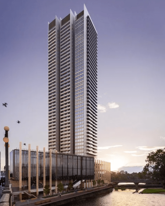 Render by JPW Architects Parramatta: Suburb Guide. Highlighting new developments in Sydney's second CBD