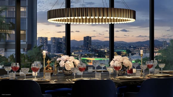 Queens Wharf Residences. Image supplied. Brisbane apartment of the week: Queens Wharf Residences, Brisbane CBD