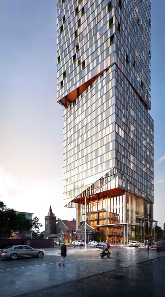 Render by Woods Bagot Parramatta: Suburb Guide. Highlighting new developments in Sydney's second CBD