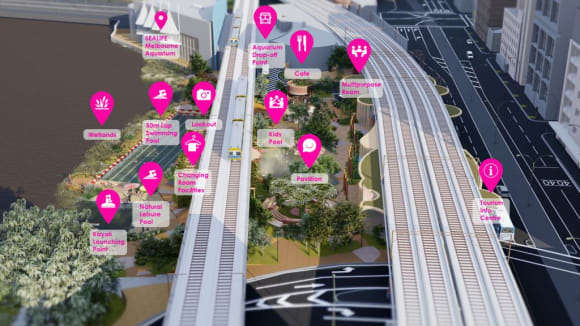 WOWOWA Architect's plan for Yarra Pool Melbourne: The 2nd Most Exciting City in The World (2019)