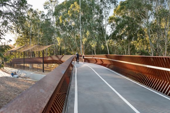 Darebin Yarra Trail link by VicRoads. Image: Emma Cross AILA Victorian Chapter awards 2018 winners announced