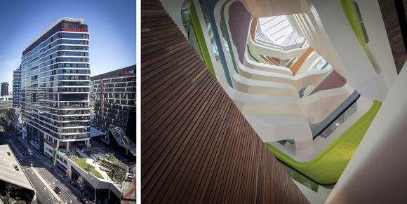 720 Bourke provides access to increased natural air and light to internally while community gardens allow workers to grow their own food. Images: Cbus Property Cbus Property's 720 Bourke achieves WELL Certification with launch of Green by Design Brand