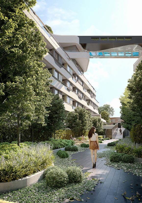 The design for the landscape was a collaborative approach according to Merlo. Image: Supplied Jack Merlo sheds light on the landscape design for Hawthorn Park