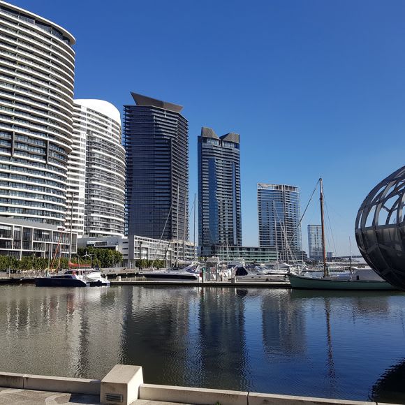 Yarra's Edge has until recently had a proliferation of white towers which seem removed from their context. Docklands Places and Spaces, part one: Yarra's Edge