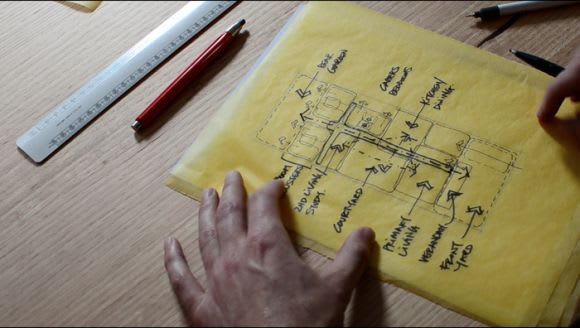Initial concept sketch plan. © Urban Creative Kickstarter Campaign: Homes for Homeless Youth