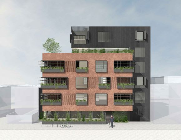 210 Alexandra Parade in context. Image : OLA Studio 210 Alexandra Parade adds to Clifton Hill's growing design credentials