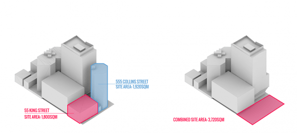 55 King Street and 555 Collins Street in their present form. An Amendment C270 case study: 55 King Street and 555 Collins Street