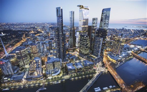 COOP Himmelb(l)au + Architectus' The Propeller City. Images: COOP Himmelb(l)au Southbank by Beulah designs revealed at Future Cities Symposium