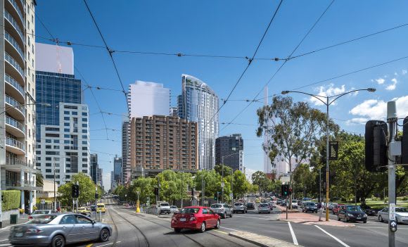 As seen from LaTrobe Street. © COX Mack to the Future > 9-23 Mackenzie Street