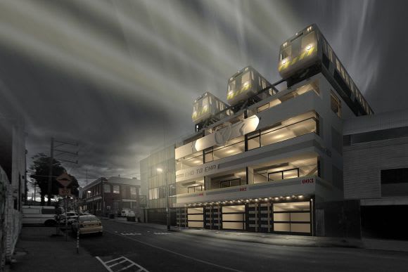 Hero image of End To End office complex. Image © ITN Architects Easey does it! End To End gains its train set