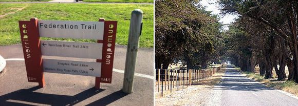 Images courtesy wayfinding.com and Wikipedia Cycle routes that need improving: the Federation Trail