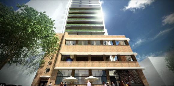 A'Beckett Street frontage. Image courtesy of The Buchan Group AZX Group initiate A'Beckett Residences: 183-189 A'Beckett Street, Melbourne