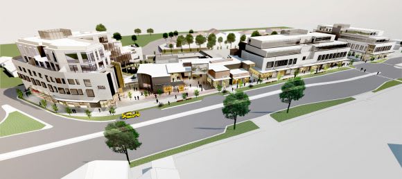 Overview of the project site. Image supplied Outer suburban Berwick to get an urban development injection