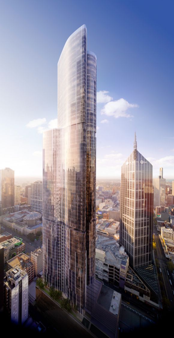 Aurora Melbourne Central. Image courtesy Elenberg Fraser Probuild crown their workbook with Aurora Melbourne Central