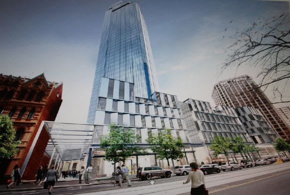The proposed 525 Collins Street upgrade. Image © Equiset Rialtooooohh boy! Is this 525 Collins Street's redevelopment unveiled?