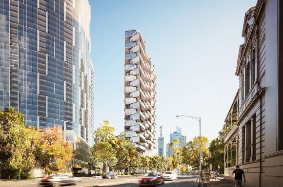 Perri Projects' approved development opposite Carlton Gardens. Image: Supplied Perri Projects receives approval for 0m Carlton Gardens project