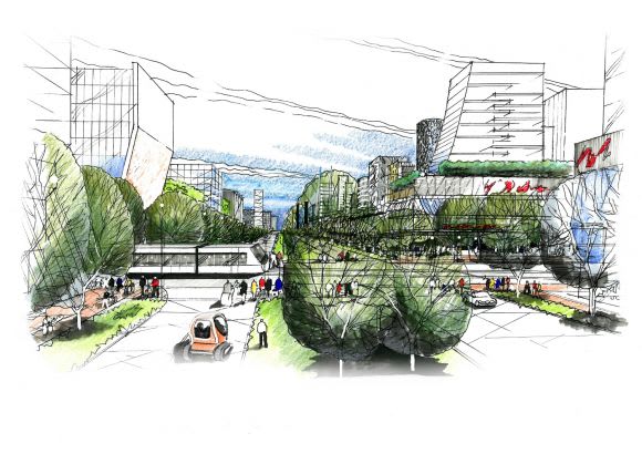 Sketch of Sandridge. Image © DELWP Fishermans Bend vision becoming clearer: consultation now open