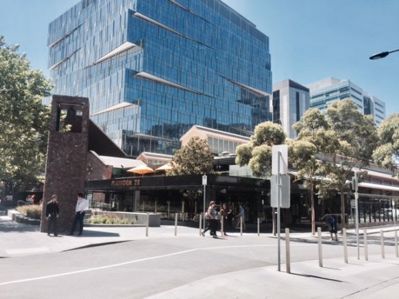 Village Street's current condition. Docklands continues to embrace its surrounds with the Village Street upgrade
