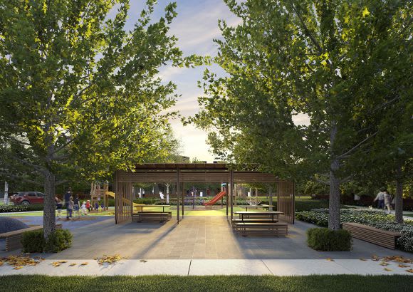 Jackson Green Park Playground. © Cedar Woods Cedar Woods receives approval for Jackson Green, Clayton South
