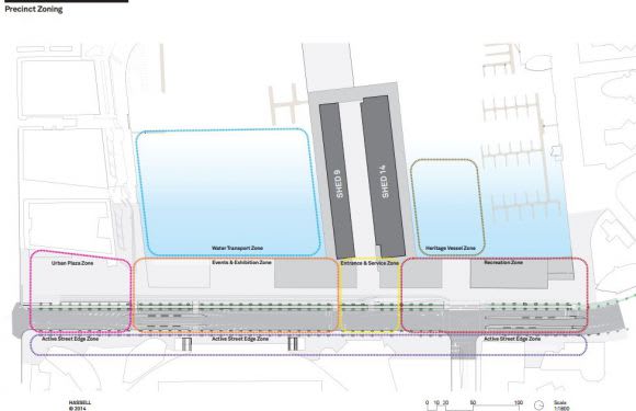 Harbour Esplanade Master Plan Overview. © Hassell Places Victoria submits Harbour Esplanade Masterplan