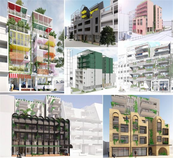 The seven buildings that constitute Nightingale Village Nightingale's magnificent seven on show for the first time