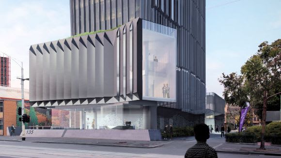 Lower levels as envisaged from Sturt Street. Image courtesy Hayball The best of intentions: 135 Sturt Street, Southbank