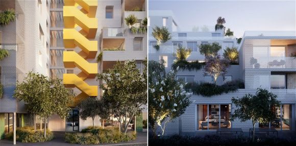Project perspectives. Image: Fieldwork Projects Pirovich's daring Abbotsford CLT/Passive House building unveiled