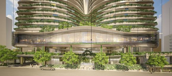 A new Exhibition Street perspective. The May CBD development wrap