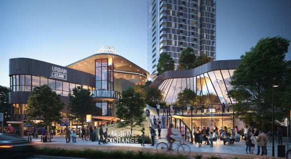 A highly activated ground plane. Image: Hames Sharley Albion Station's supersized transit oriented development revealed